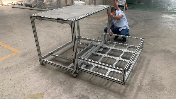 鋁型材移動設備桌 鋁型材移動設備桌